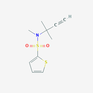 N-methyl-N-(2-methylbut-3-yn-2-yl)thiophene-2-sulfonamide