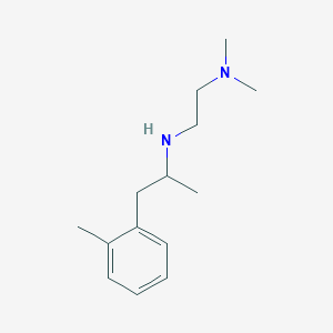 molecular formula C14H24N2 B7677317 N',N'-dimethyl-N-[1-(2-methylphenyl)propan-2-yl]ethane-1,2-diamine 