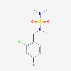 1-(4-bromo-2-chlorophenyl)-N-(dimethylsulfamoyl)-N-methylmethanamine