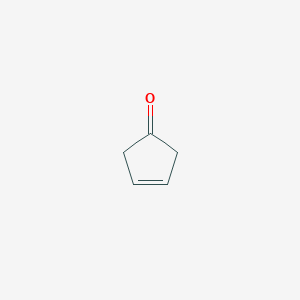 molecular formula C5H6O B076774 3-环戊烯-1-酮 CAS No. 14320-37-7