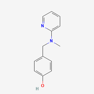 4-[[Methyl(pyridin-2-yl)amino]methyl]phenol