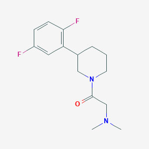 1-[3-(2,5-Difluorophenyl)piperidin-1-yl]-2-(dimethylamino)ethanone