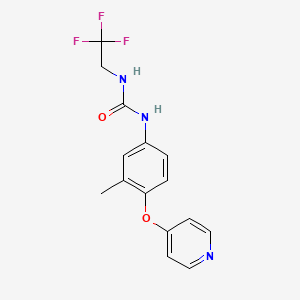 1-(3-Methyl-4-pyridin-4-yloxyphenyl)-3-(2,2,2-trifluoroethyl)urea