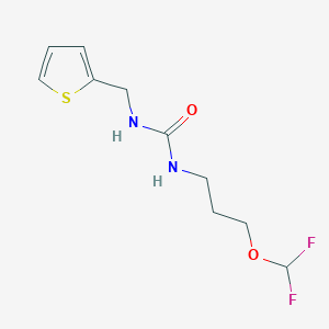 1-[3-(Difluoromethoxy)propyl]-3-(thiophen-2-ylmethyl)urea