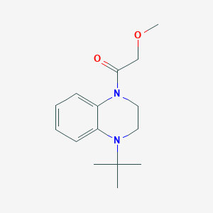 1-(4-Tert-butyl-2,3-dihydroquinoxalin-1-yl)-2-methoxyethanone