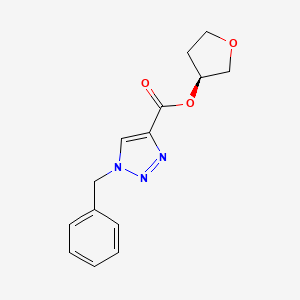 [(3S)-oxolan-3-yl] 1-benzyltriazole-4-carboxylate