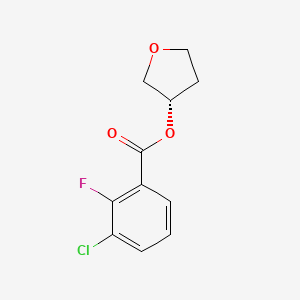 [(3S)-oxolan-3-yl] 3-chloro-2-fluorobenzoate