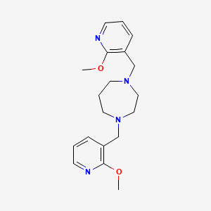 1,4-Bis[(2-methoxypyridin-3-yl)methyl]-1,4-diazepane