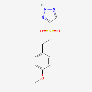 4-[2-(4-methoxyphenyl)ethylsulfonyl]-2H-triazole