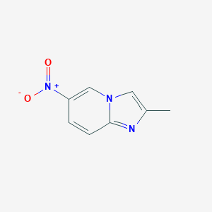 molecular formula C8H7N3O2 B076779 2-甲基-6-硝基咪唑并[1,2-a]吡啶 CAS No. 13212-83-4