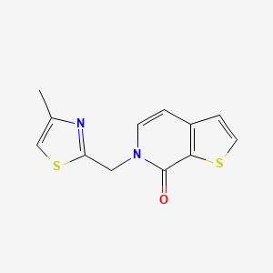 6-[(4-Methyl-1,3-thiazol-2-yl)methyl]thieno[2,3-c]pyridin-7-one