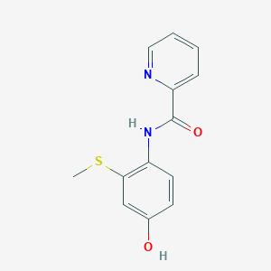 N-(4-hydroxy-2-methylsulfanylphenyl)pyridine-2-carboxamide