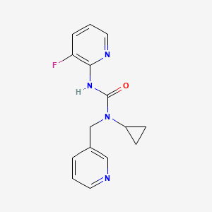 1-Cyclopropyl-3-(3-fluoropyridin-2-yl)-1-(pyridin-3-ylmethyl)urea