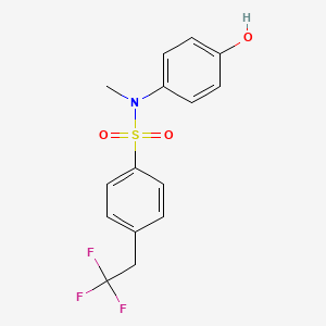 N-(4-hydroxyphenyl)-N-methyl-4-(2,2,2-trifluoroethyl)benzenesulfonamide