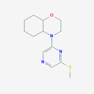 4-(6-Methylsulfanylpyrazin-2-yl)-2,3,4a,5,6,7,8,8a-octahydrobenzo[b][1,4]oxazine