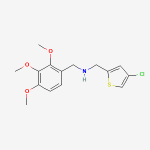 N-[(4-chlorothiophen-2-yl)methyl]-1-(2,3,4-trimethoxyphenyl)methanamine