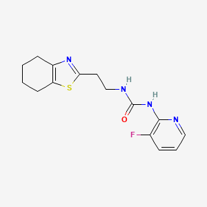 1-(3-Fluoropyridin-2-yl)-3-[2-(4,5,6,7-tetrahydro-1,3-benzothiazol-2-yl)ethyl]urea