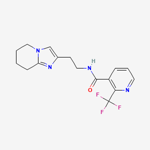 N-[2-(5,6,7,8-tetrahydroimidazo[1,2-a]pyridin-2-yl)ethyl]-2-(trifluoromethyl)pyridine-3-carboxamide