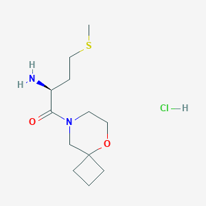 (2S)-2-amino-4-methylsulfanyl-1-(5-oxa-8-azaspiro[3.5]nonan-8-yl)butan-1-one;hydrochloride