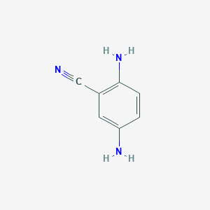 molecular formula C7H7N3 B076791 2,5-二氨基苯甲腈 CAS No. 14346-13-5