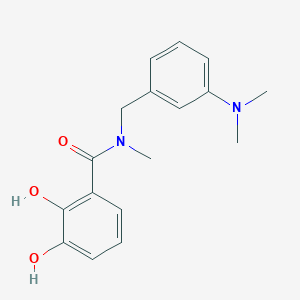 N-[[3-(dimethylamino)phenyl]methyl]-2,3-dihydroxy-N-methylbenzamide