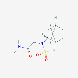 2-[(1S,5R,7R)-10,10-dimethyl-3,3-dioxo-3lambda6-thia-4-azatricyclo[5.2.1.01,5]decan-4-yl]-N-methylacetamide