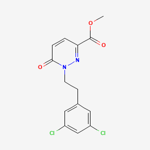 Methyl 1-[2-(3,5-dichlorophenyl)ethyl]-6-oxopyridazine-3-carboxylate