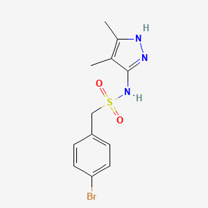 1-(4-bromophenyl)-N-(4,5-dimethyl-1H-pyrazol-3-yl)methanesulfonamide