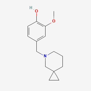 4-(5-Azaspiro[2.5]octan-5-ylmethyl)-2-methoxyphenol