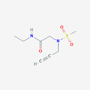 N-ethyl-2-[methylsulfonyl(prop-2-ynyl)amino]acetamide