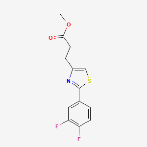 Methyl 3-[2-(3,4-difluorophenyl)-1,3-thiazol-4-yl]propanoate