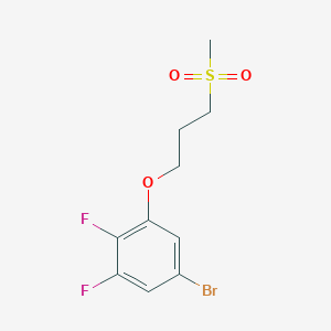 5-Bromo-1,2-difluoro-3-(3-methylsulfonylpropoxy)benzene