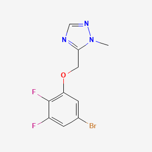 5-[(5-Bromo-2,3-difluorophenoxy)methyl]-1-methyl-1,2,4-triazole