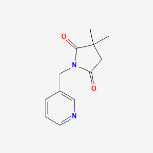 3,3-Dimethyl-1-(pyridin-3-ylmethyl)pyrrolidine-2,5-dione