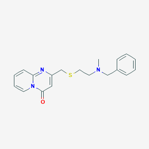 2-[2-[Benzyl(methyl)amino]ethylsulfanylmethyl]pyrido[1,2-a]pyrimidin-4-one