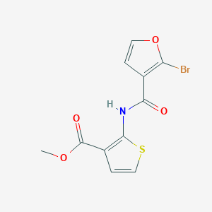 Methyl 2-[(2-bromofuran-3-carbonyl)amino]thiophene-3-carboxylate