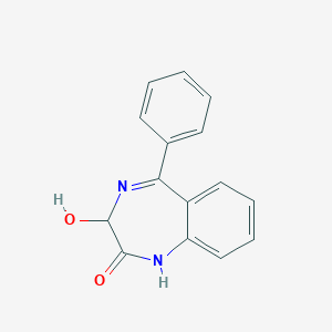 molecular formula C15H12N2O2 B076801 3-羟基-5-苯基-1,3-二氢-苯并[e][1,4]二氮杂卓-2-酮 CAS No. 13127-21-4