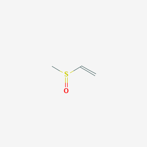 molecular formula C3H6OS B076803 乙烯，(甲基亚磺酰基)- CAS No. 10258-86-3