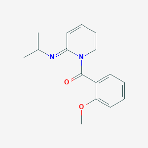 molecular formula C16H18N2O2 B7680905 (2-Methoxyphenyl)-(2-propan-2-yliminopyridin-1-yl)methanone 