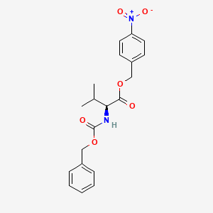molecular formula C20H22N2O6 B7680943 N-(Benzyloxycarbonyl)-L-valine 4-nitrobenzyl ester 