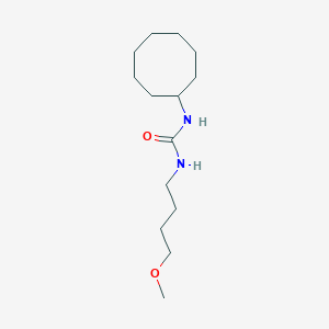 molecular formula C14H28N2O2 B7681630 1-Cyclooctyl-3-(4-methoxybutyl)urea 