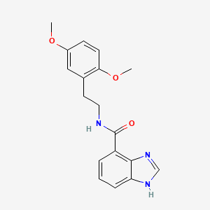N-[2-(2,5-dimethoxyphenyl)ethyl]-1H-benzimidazole-4-carboxamide