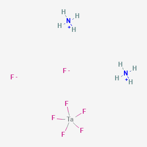 molecular formula F7H8N2Ta B076823 七氟钽酸铵(V) CAS No. 12022-02-5