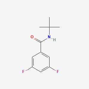 molecular formula C11H13F2NO B7683571 N-tert-butyl-3,5-difluorobenzamide 