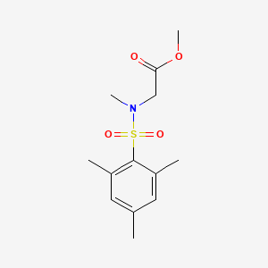 molecular formula C13H19NO4S B7683581 Methyl 2-(N,2,4,6-tetramethylphenylsulfonamido)acetate CAS No. 842113-72-8