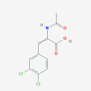 B076836 2-Acetylamino-3-(3,4-dichloro-phenyl)-acrylic acid CAS No. 14091-10-2