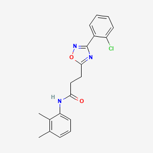 3-[3-(2-chlorophenyl)-1,2,4-oxadiazol-5-yl]-N-(2,3-dimethylphenyl)propanamide