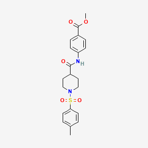 METHYL 4-[1-(4-METHYLBENZENESULFONYL)PIPERIDINE-4-AMIDO]BENZOATE