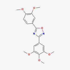 5-(3,4-dimethoxyphenyl)-3-(3,4,5-trimethoxyphenyl)-1,2,4-oxadiazole