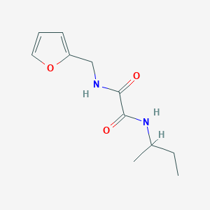 N-(butan-2-yl)-N'-[(4-methylphenyl)methyl]ethanediamide